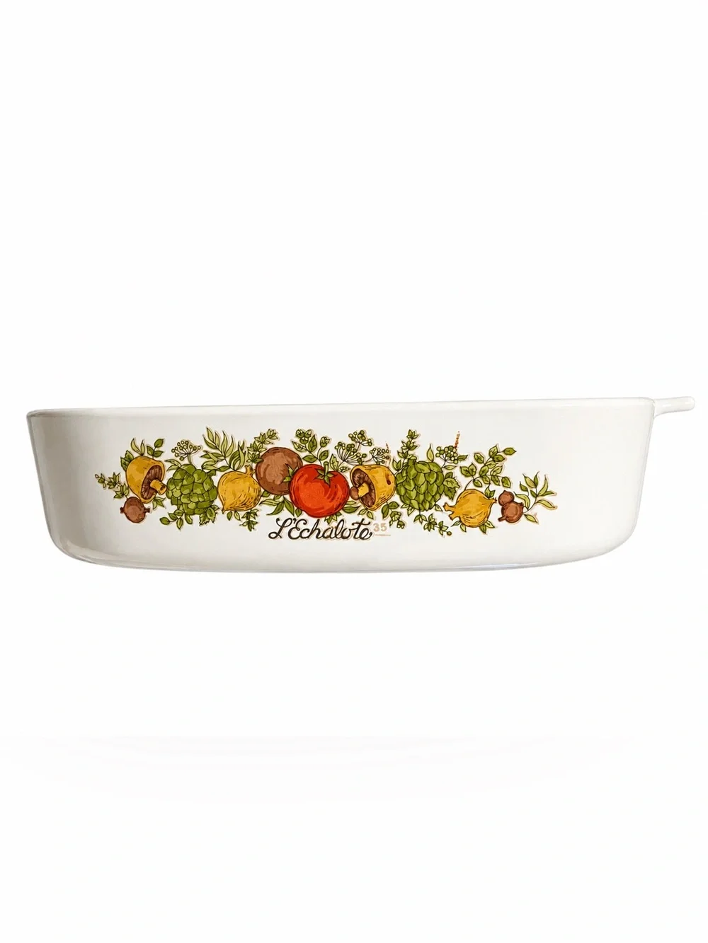 Vintage Corning Ware Spice of Life L'Echalote A-10-B 2.5L Square Casserole